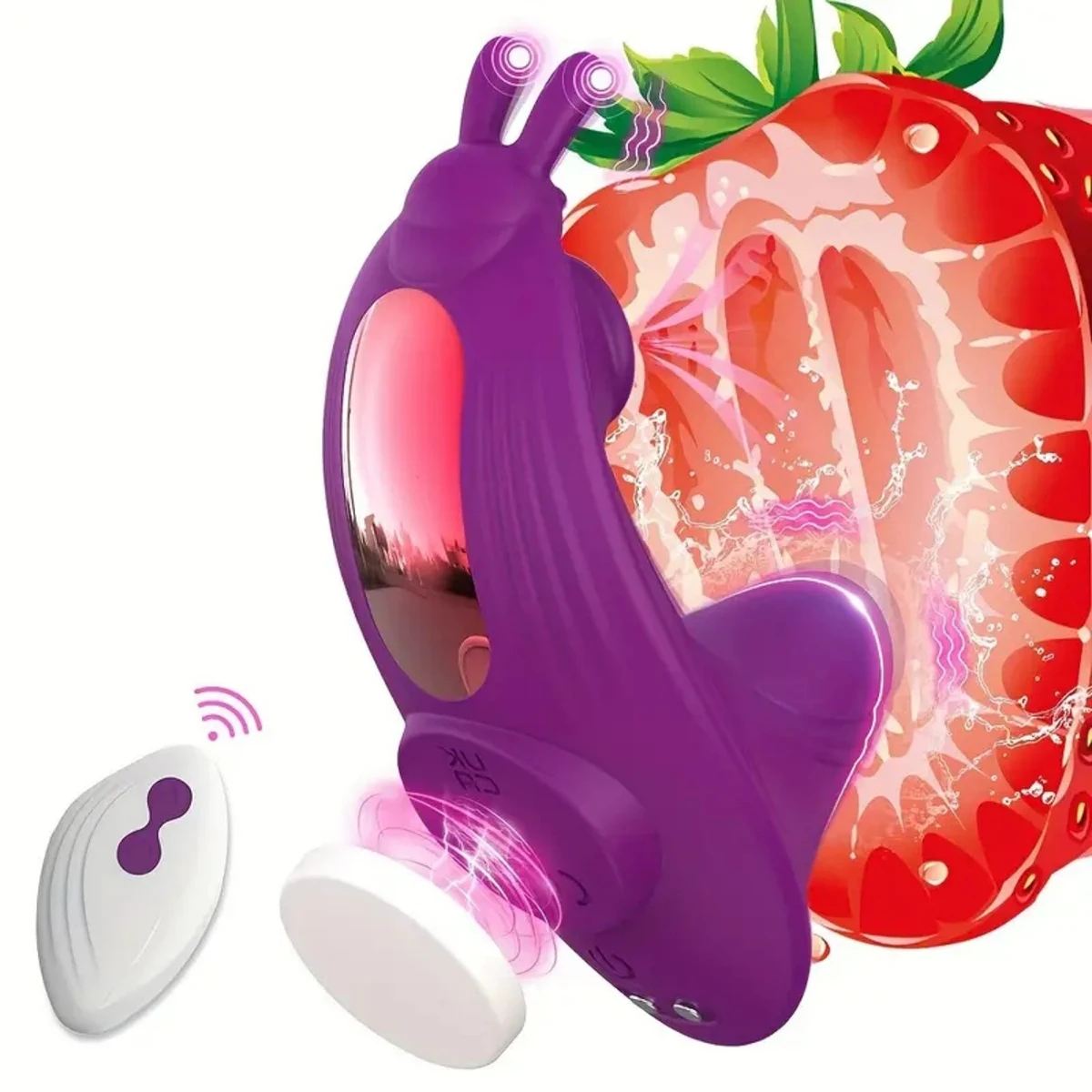 Wireless remote control rabbit vibrator
