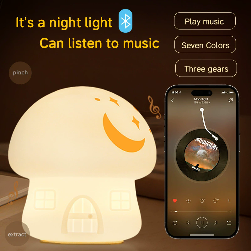 Silicone Colorful Creative Small Night Light