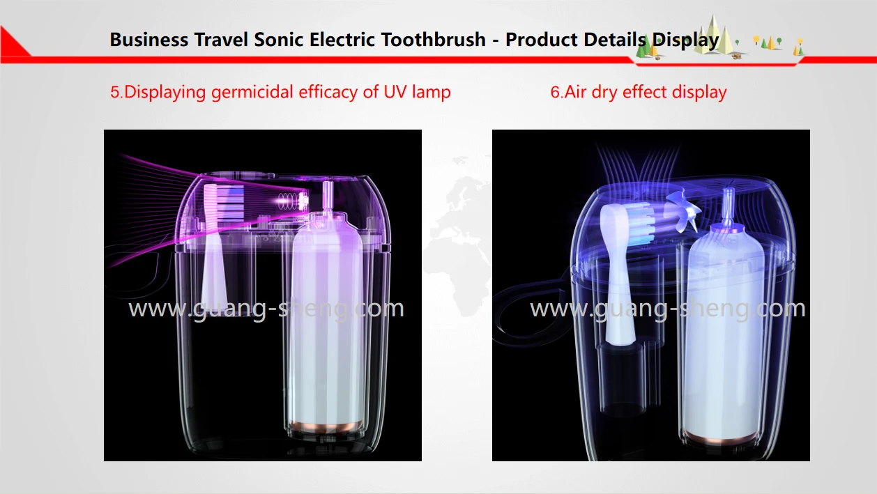 Business Travel Sonic Electric Toothbrush